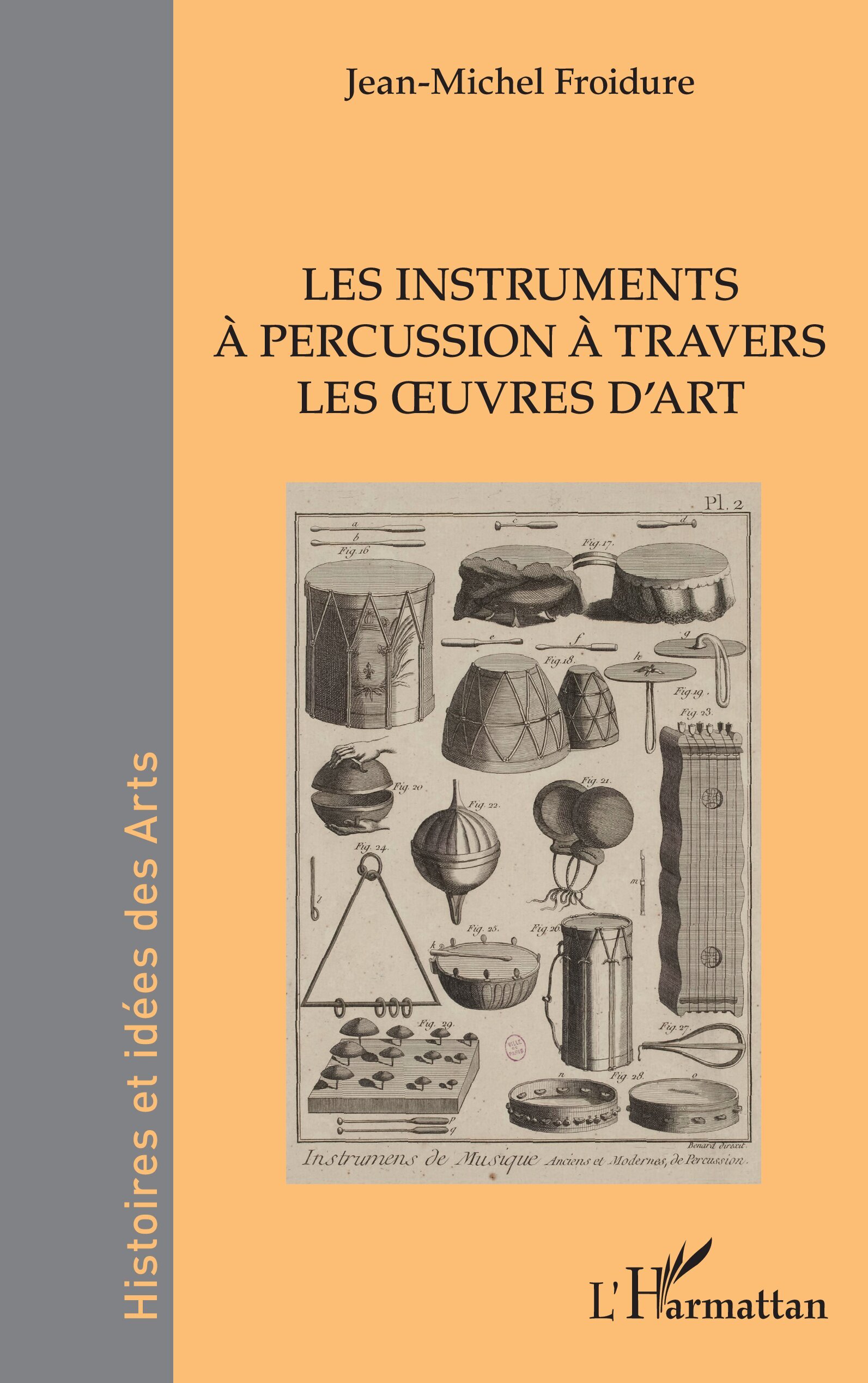Les instruments à percussion à travers les oeuvres d’art (9782336541716-front-cover)