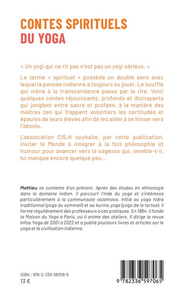 Contes spirituels du yoga, Visions du Monde (9782336597065-back-cover)