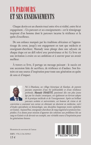 Un parcours et ses enseignements, Autobiographie (9782336583945-back-cover)