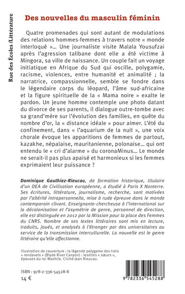 Des nouvelles du masculin féminin, Histoires de genre (9782336545288-back-cover)
