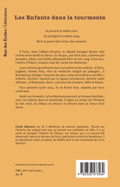 Les Enfants dans la tourmente (9782336573564-back-cover)