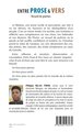 Entre prose & vers, Recueil de poèmes (9782336593975-back-cover)