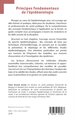 Principes fondamentaux de l’épidémiologie, Concepts, causalité et pratiques (9782336516288-back-cover)