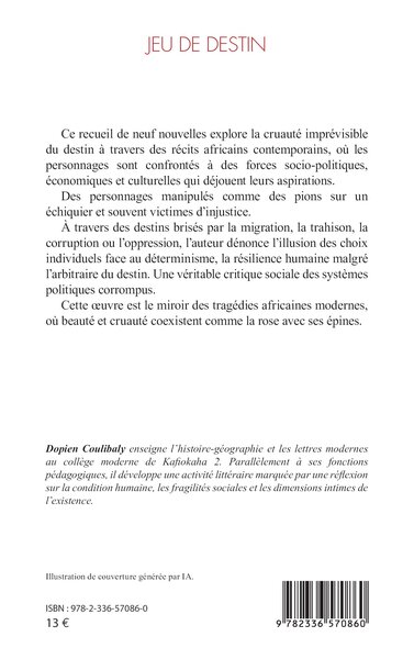Jeu de destin (9782336570860-back-cover)