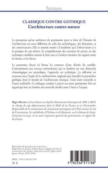 Classique contre gothique, L’architecture contre-nature (9782336511788-back-cover)