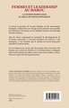 Femmes et leadership au Maroc, La femme marocaine actrice du développement (9782336559179-back-cover)