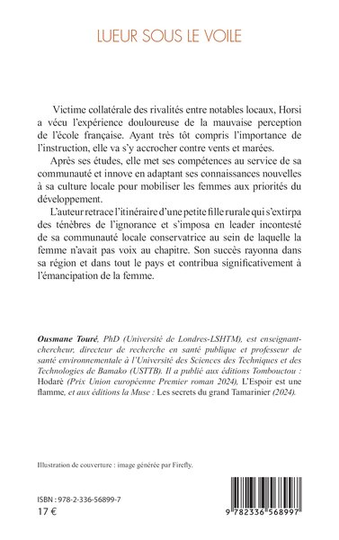 Lueur sous le voile (9782336568997-back-cover)