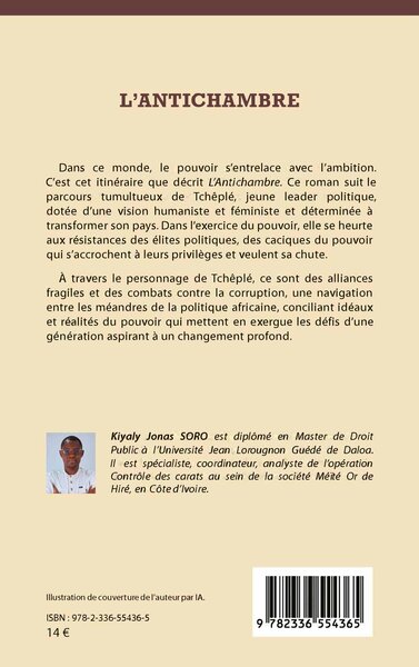 L'Antichambre (9782336554365-back-cover)