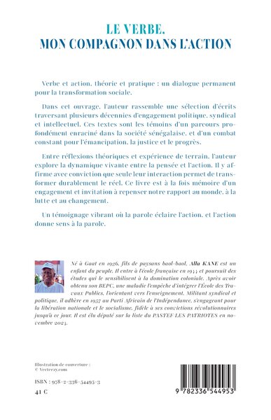 Le verbe, mon compagnon dans l'action, Wat gaal : yȅgoo (9782336544953-back-cover)