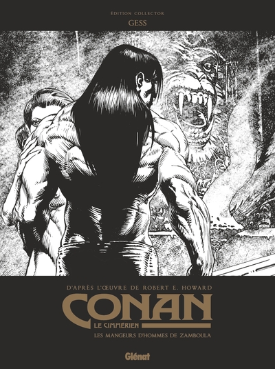 Conan le Cimmérien - Les Mangeurs d'hommes de Zamboula N&B, Édition spéciale N&B (9782344041512-front-cover)