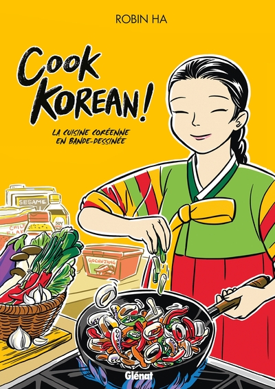 Cook Korean, La cuisine coréenne en BD (9782344026649-front-cover)