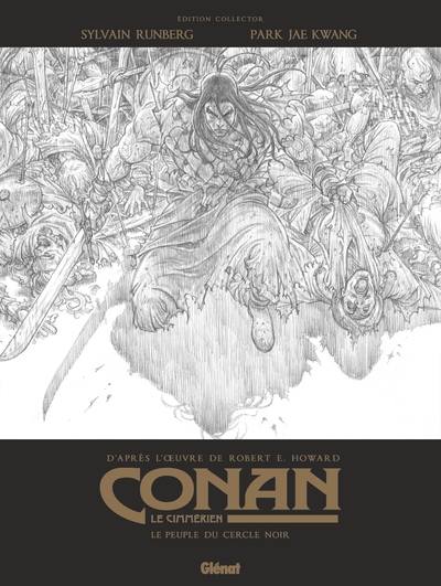 Conan le Cimmérien - Le Peuple du cercle noir N&B, Edition spéciale noir & blanc (9782344039038-front-cover)