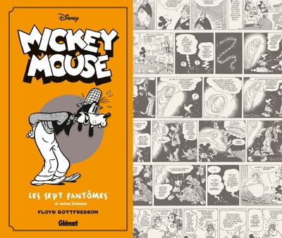 Mickey Mouse par Floyd Gottfredson N&B - Tome 04, 1936/1938 - Les Sept fantômes et autres histoires (9782344030493-front-cover)