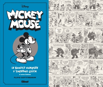 Mickey Mouse par Floyd Gottfredson N&B - Tome 03, 1934/1935 - Le bandit vampire d'Inferno Gulch et autres histoires (9782344030486-front-cover)