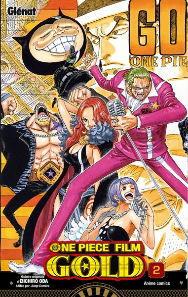 One Piece Anime comics - Gold - Tome 02 (9782344027592-front-cover)