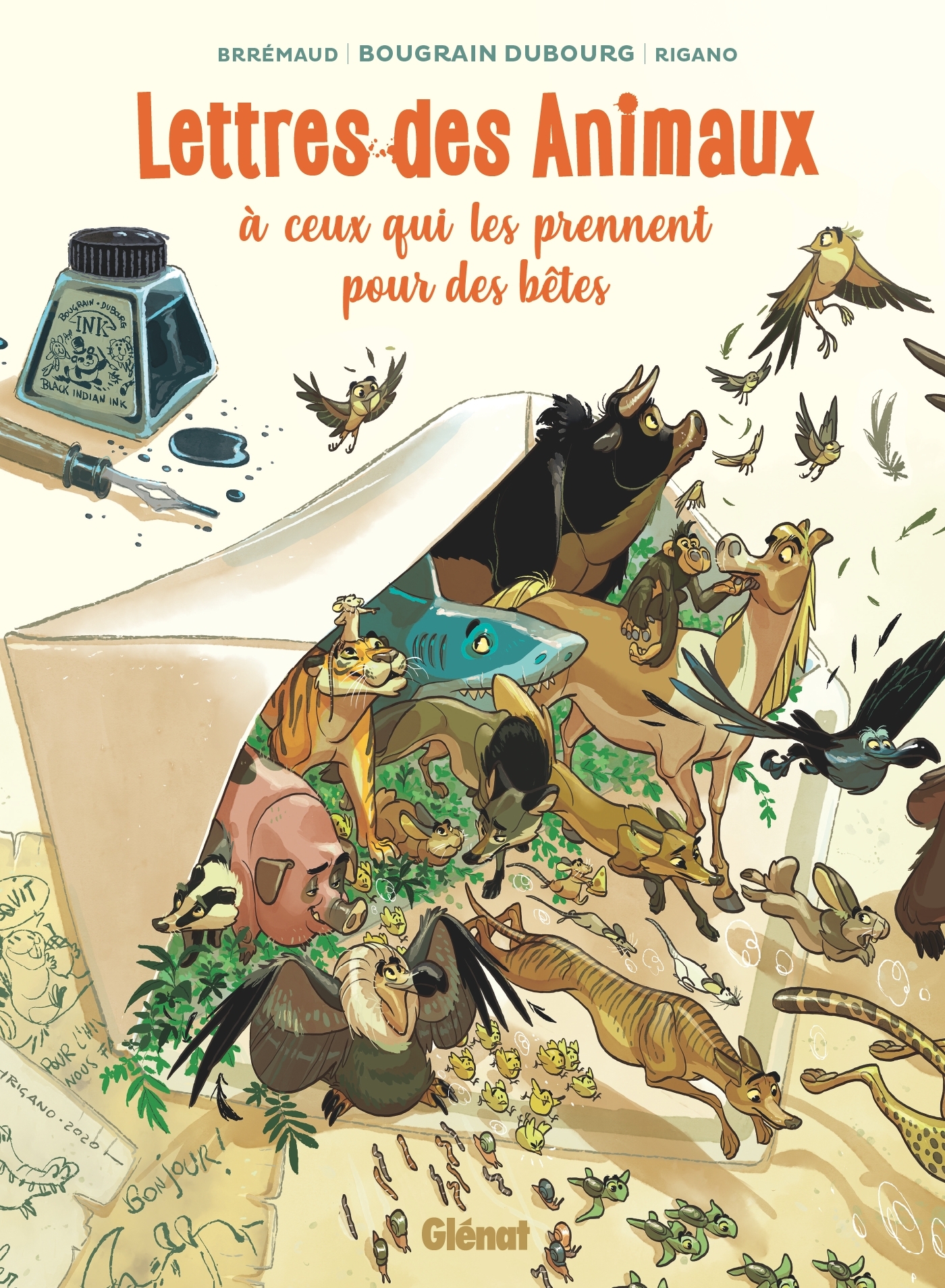 Lettres des animaux à ceux qui les prennent pour des bêtes (9782344042892-front-cover)