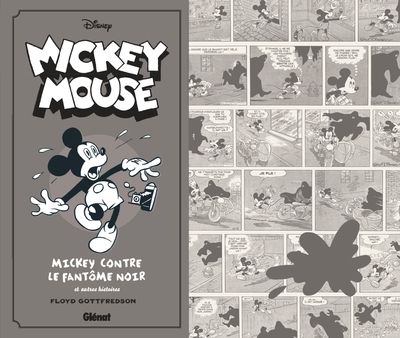 Mickey Mouse par Floyd Gottfredson N&B - Tome 05, 1938/1940 - Mickey contre le Fantôme noir et autres histoires (9782344030509-front-cover)