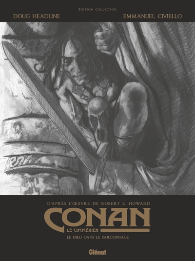 Conan le Cimmérien - Le dieu dans le sarcophage N&B, Édition spéciale noir & blanc (9782344041536-front-cover)