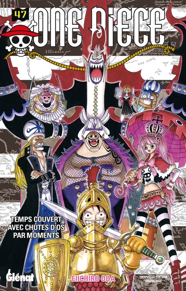 One Piece - Édition originale - Tome 47, Temps couvert avec chutes d'os par moments (9782344001912-front-cover)