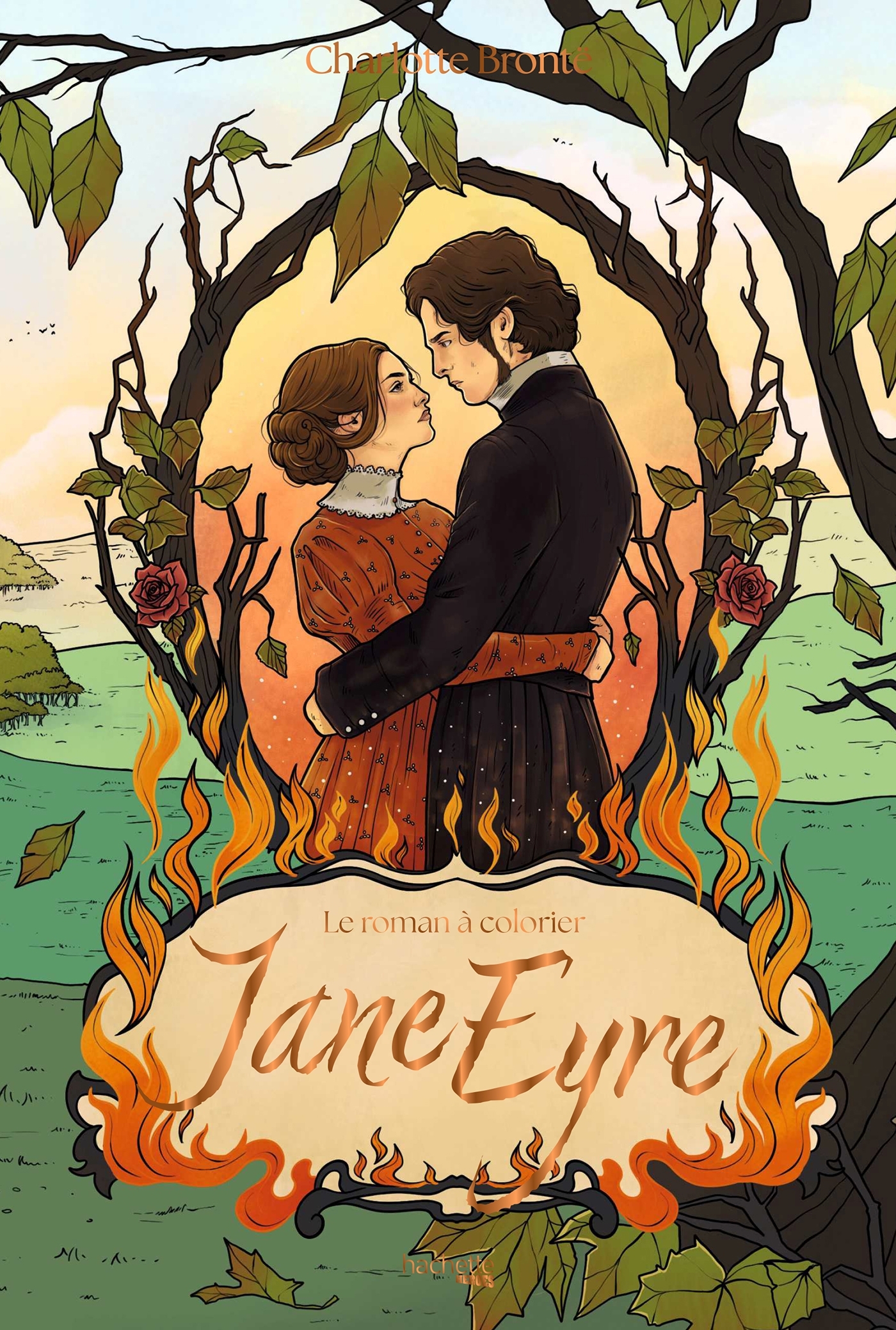 Jane Eyre, Le roman à colorier (9782017285885-front-cover)