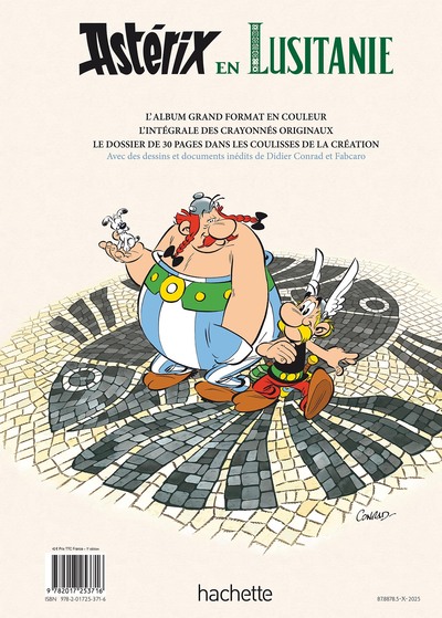 ASTERIX Tome 41 - Edition Luxe - Astérix en Lusitanie (9782017253716-back-cover)