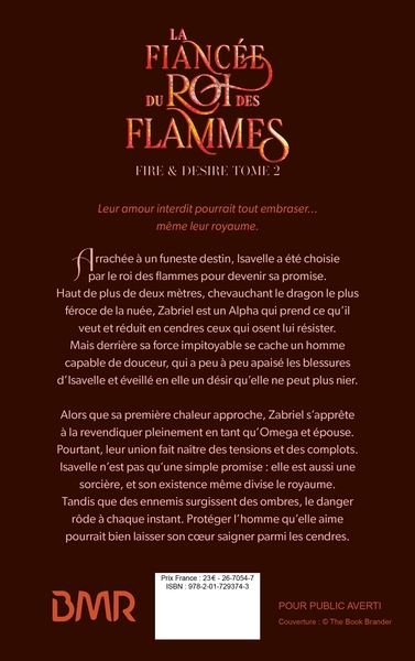 La Fiancée du roi des flammes (9782017293743-back-cover)