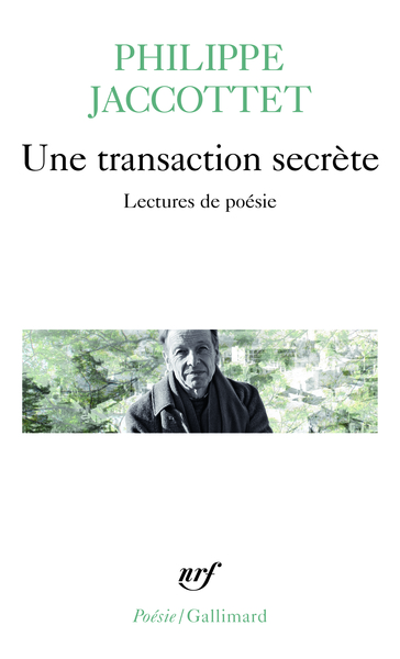 Une transaction secrète, Lectures de poésie (9782070466573-front-cover)