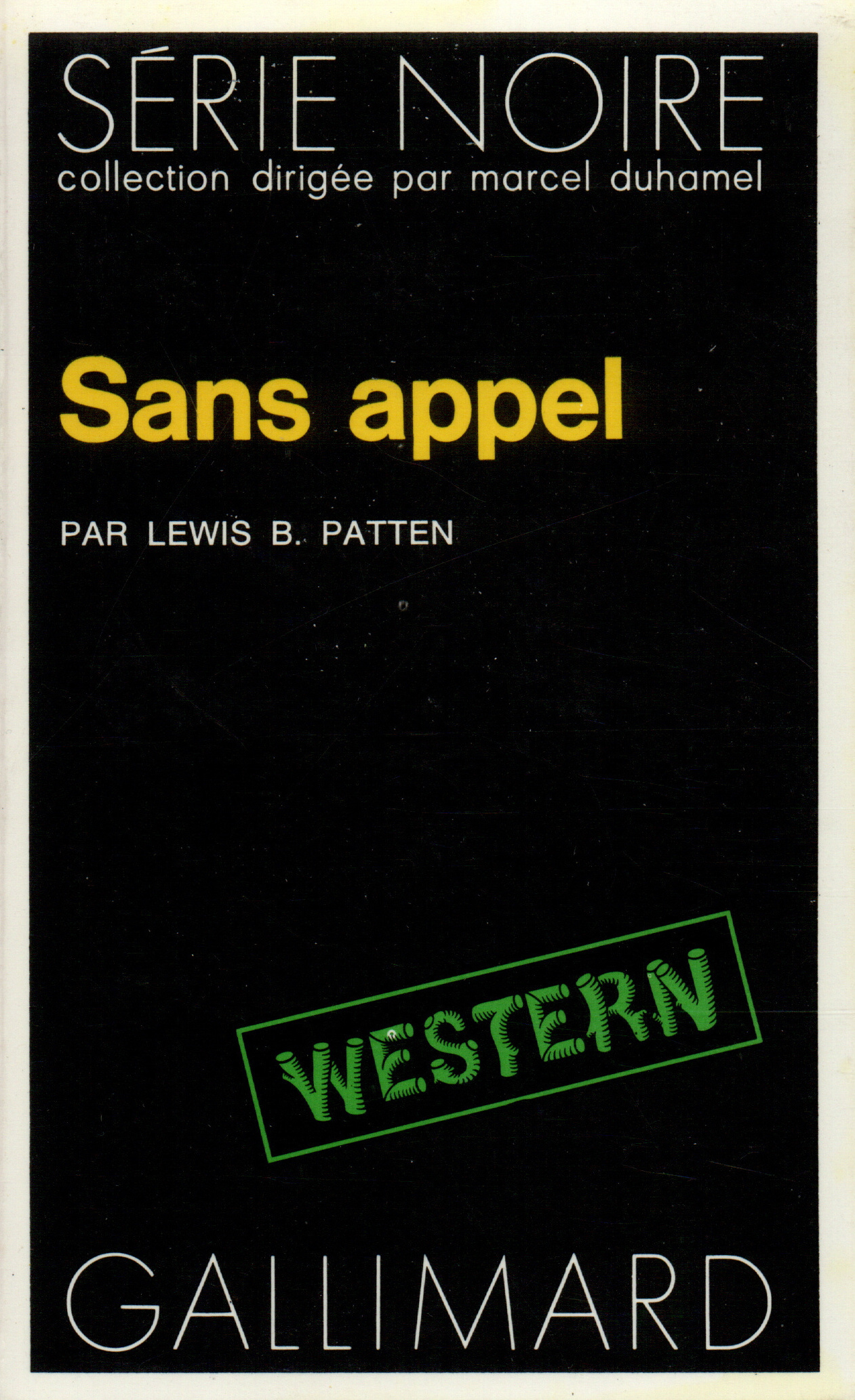 Sans appel (9782070485543-front-cover)