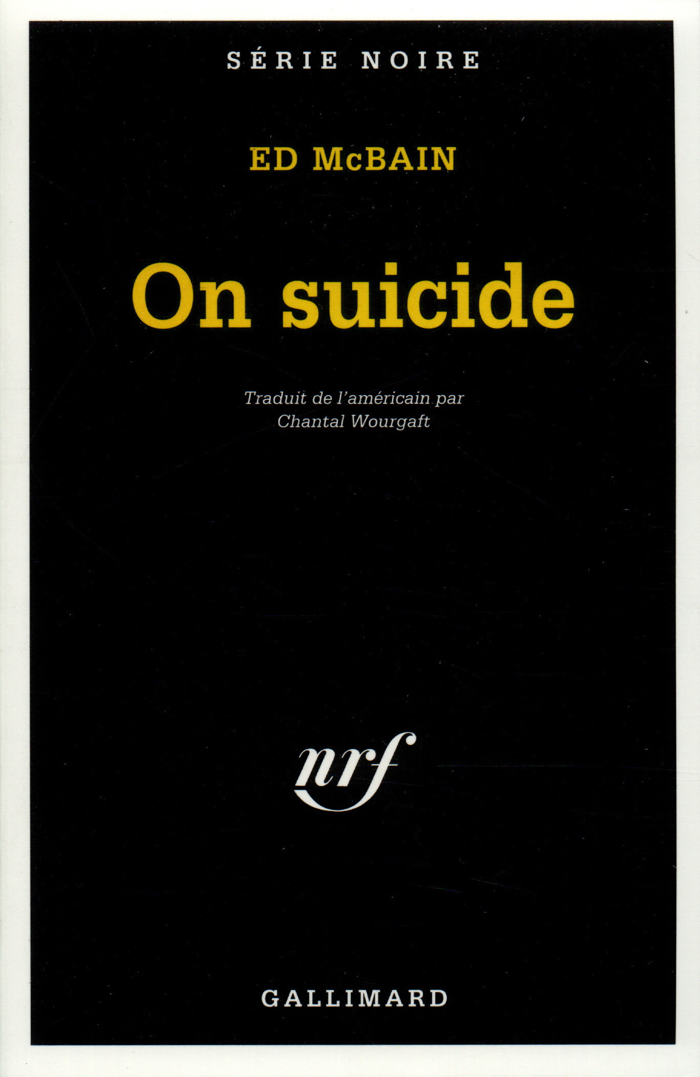 On suicide (9782070494491-front-cover)