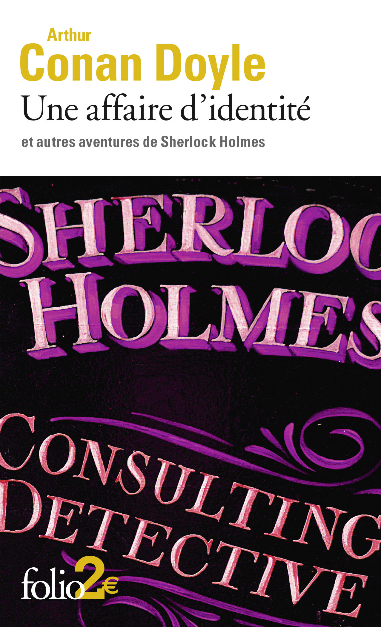 Une affaire d'identité et autres aventures de Sherlock Holmes (9782070436668-front-cover)