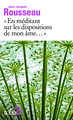 En méditant sur les dispositions de mon âme/Mon portrait (9782070436613-front-cover)