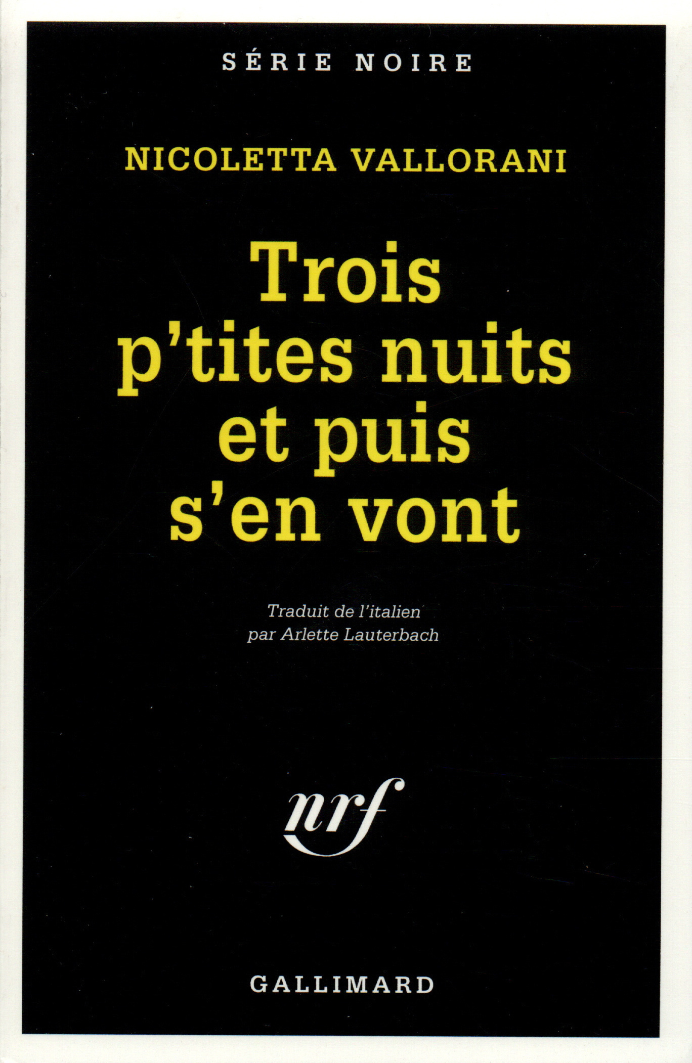 Trois p'tites nuits et puis s'en vont (9782070496860-front-cover)