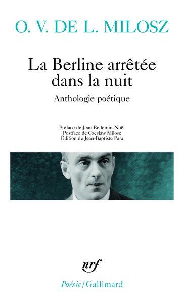 La Berline arrêtée dans la nuit, Anthologie poétique (9782070406296-front-cover)