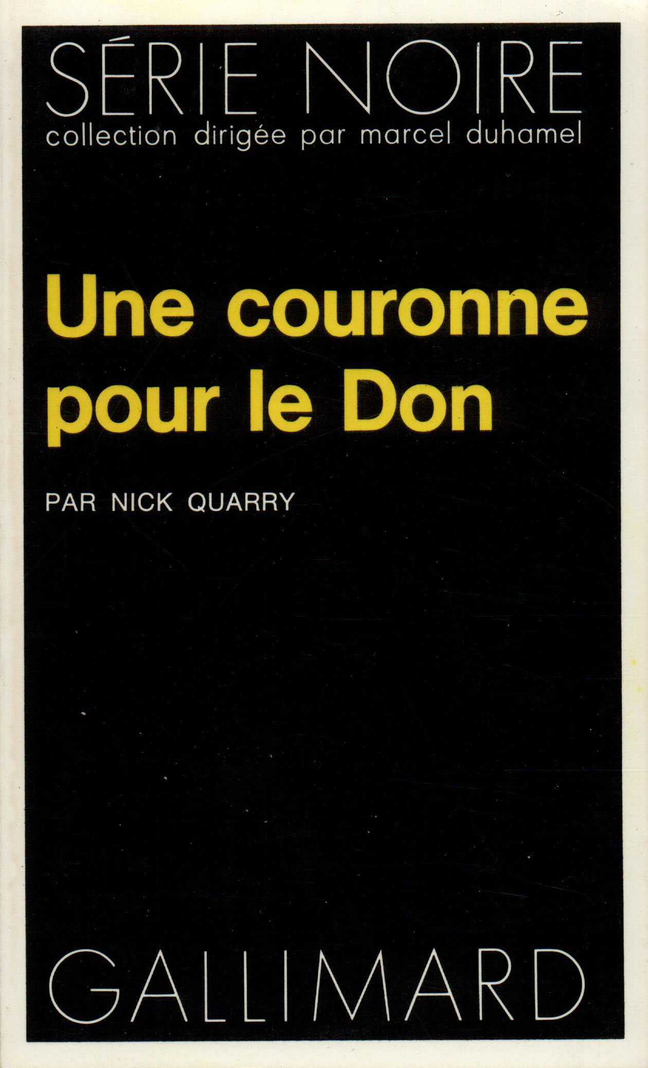 Une couronne pour le Don (9782070485581-front-cover)