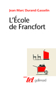 L'École de Francfort (9782070437030-front-cover)