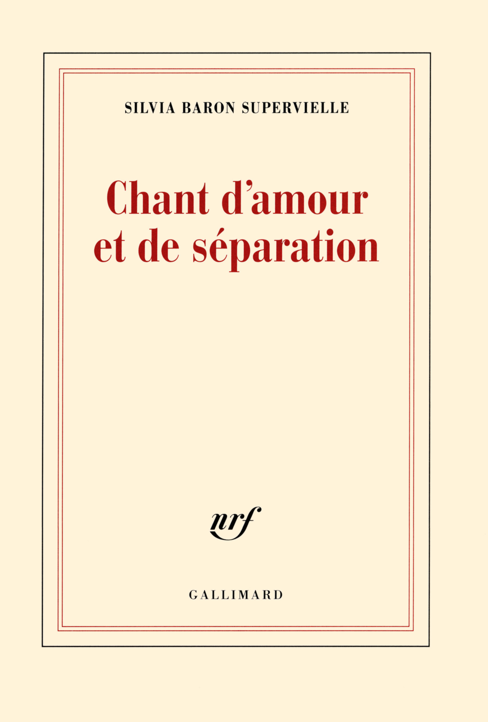 Chant d'amour et de séparation (9782072700767-front-cover)