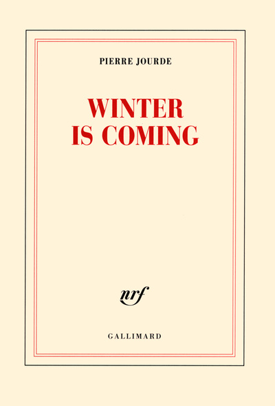 Winter is coming (9782072721373-front-cover)