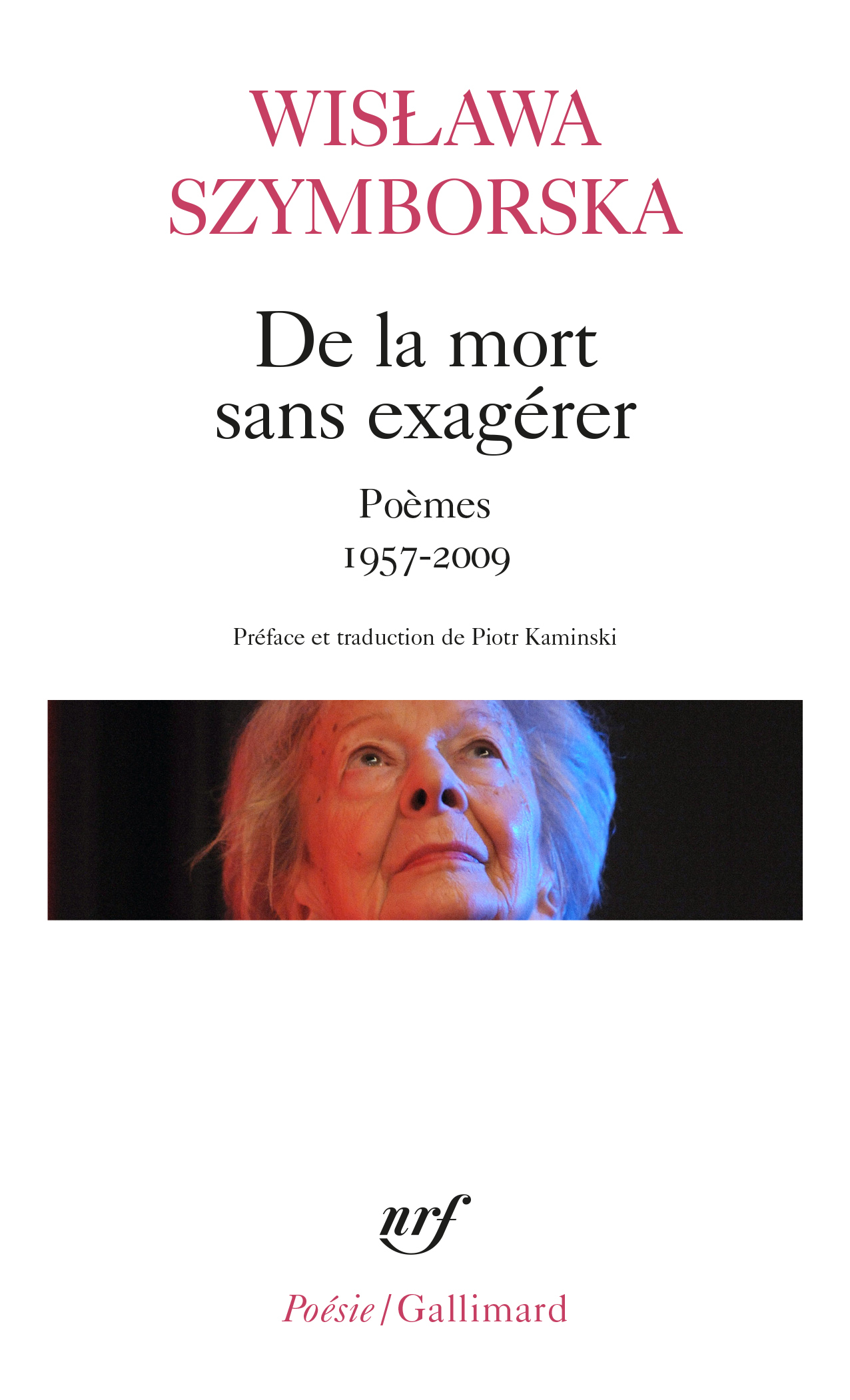 De la mort sans exagérer, Poèmes 1957-2009 (9782072706509-front-cover)