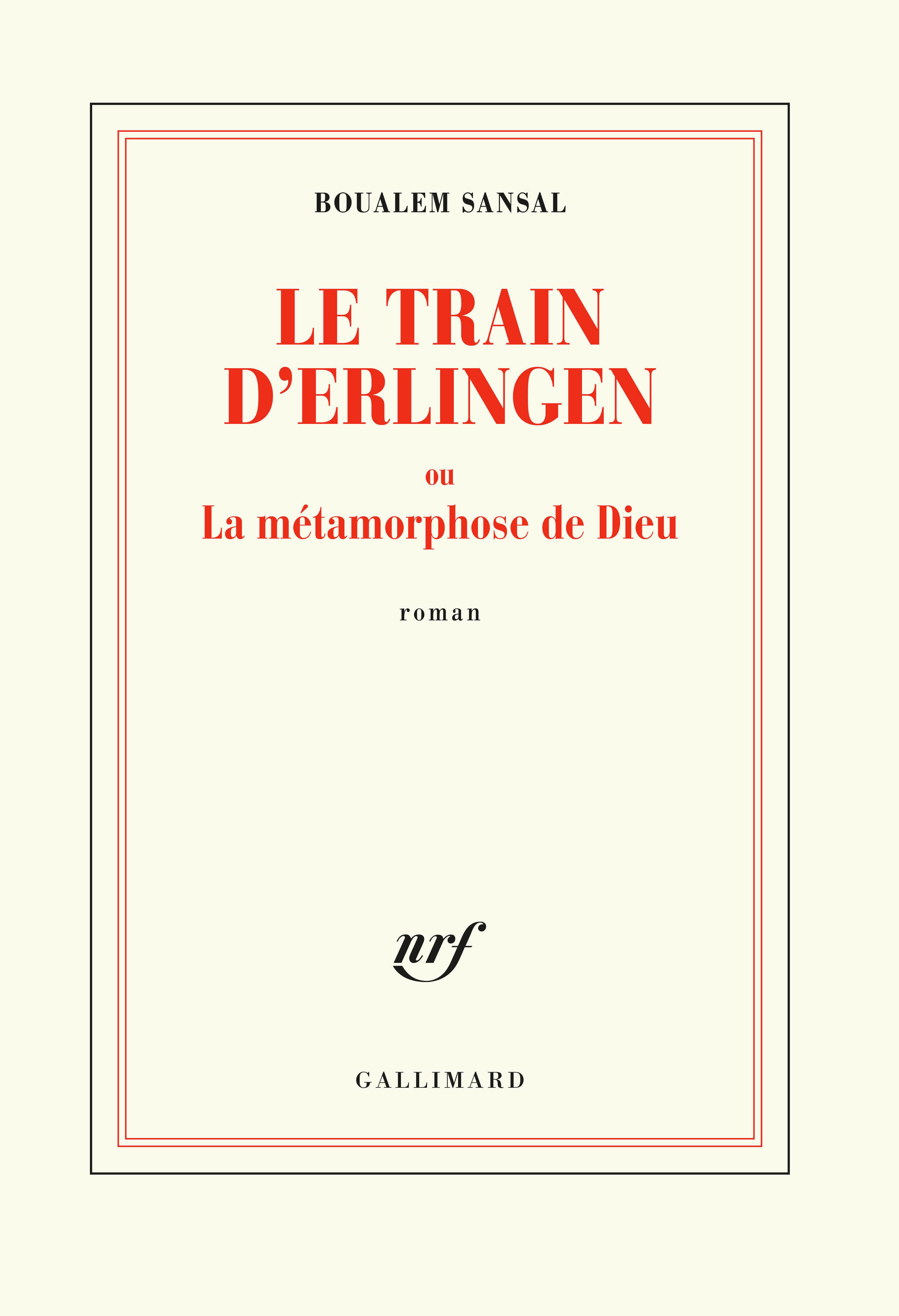 Le train d'Erlingen ou La métamorphose de Dieu (9782072798399-front-cover)