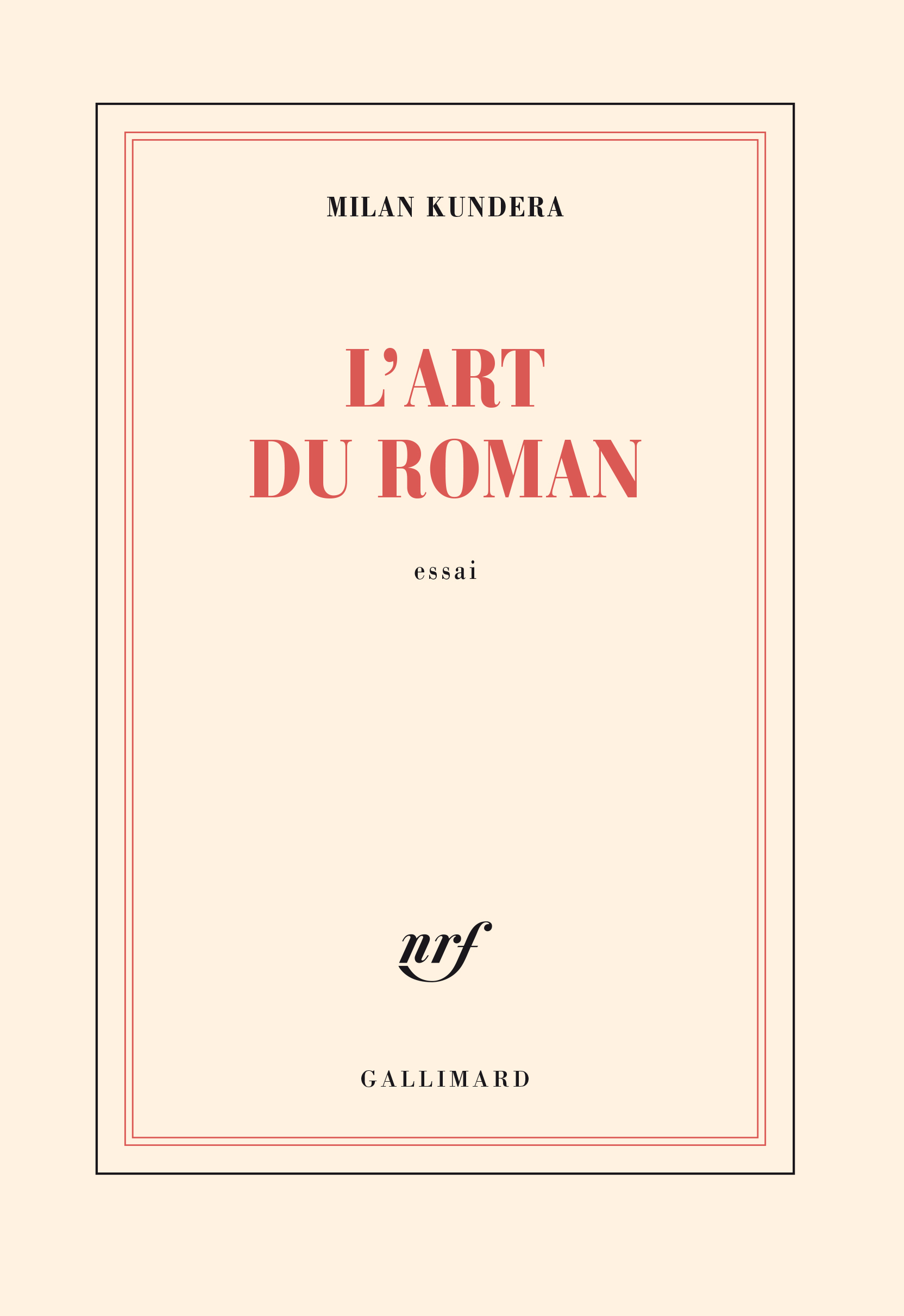 L'art du roman (9782072796388-front-cover)