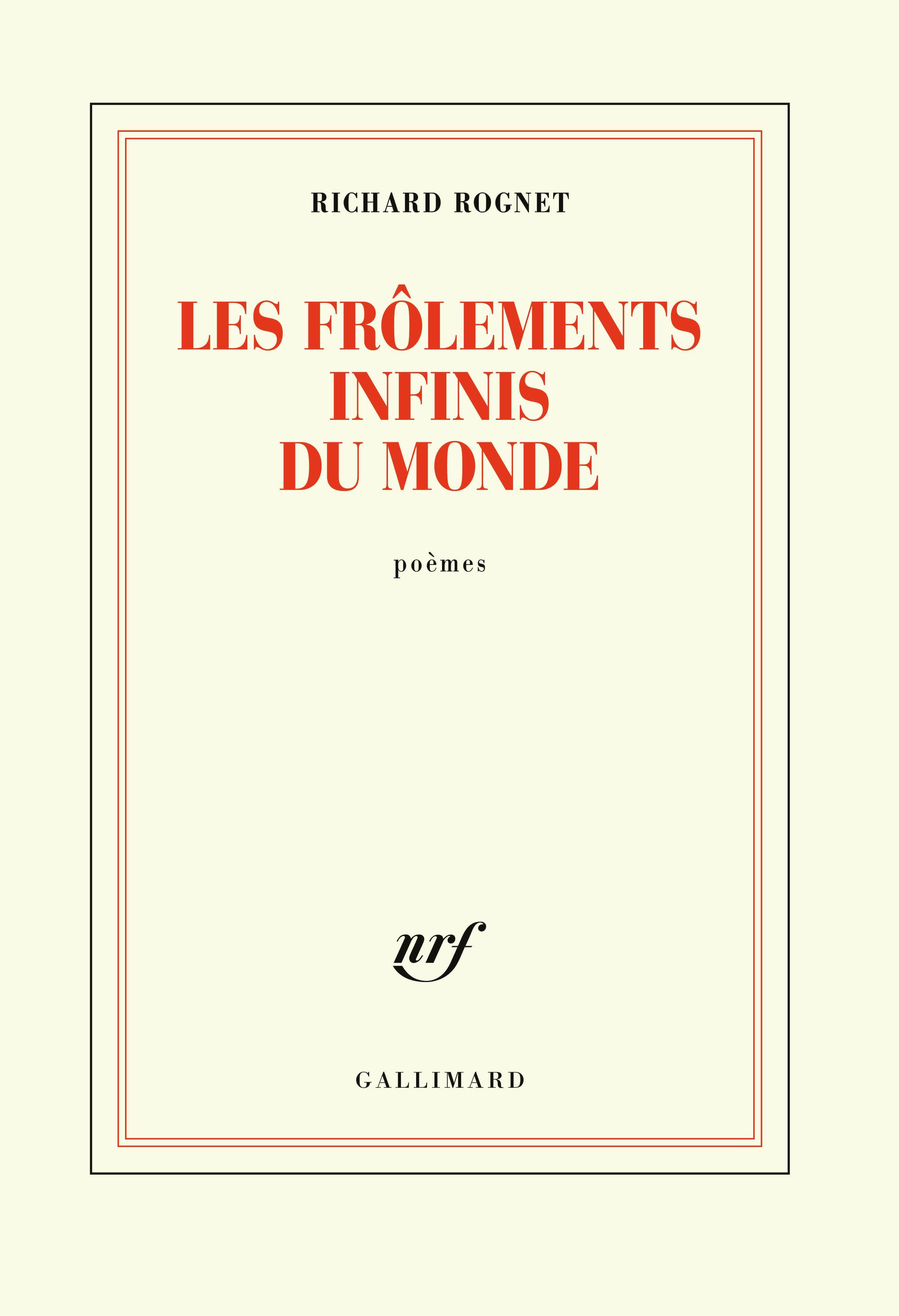 Les frôlements infinis du monde (9782072770340-front-cover)