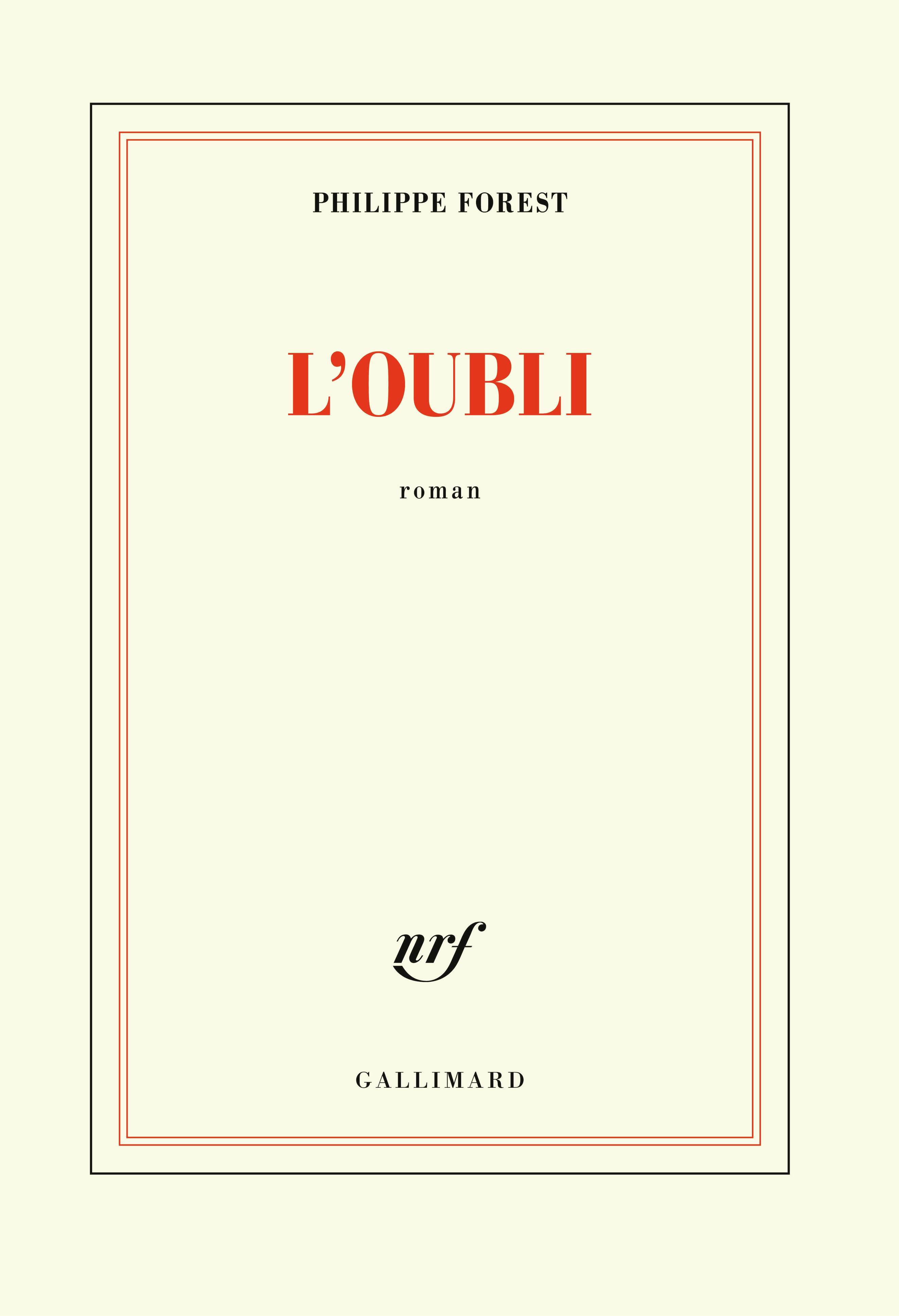 L'oubli (9782072760891-front-cover)