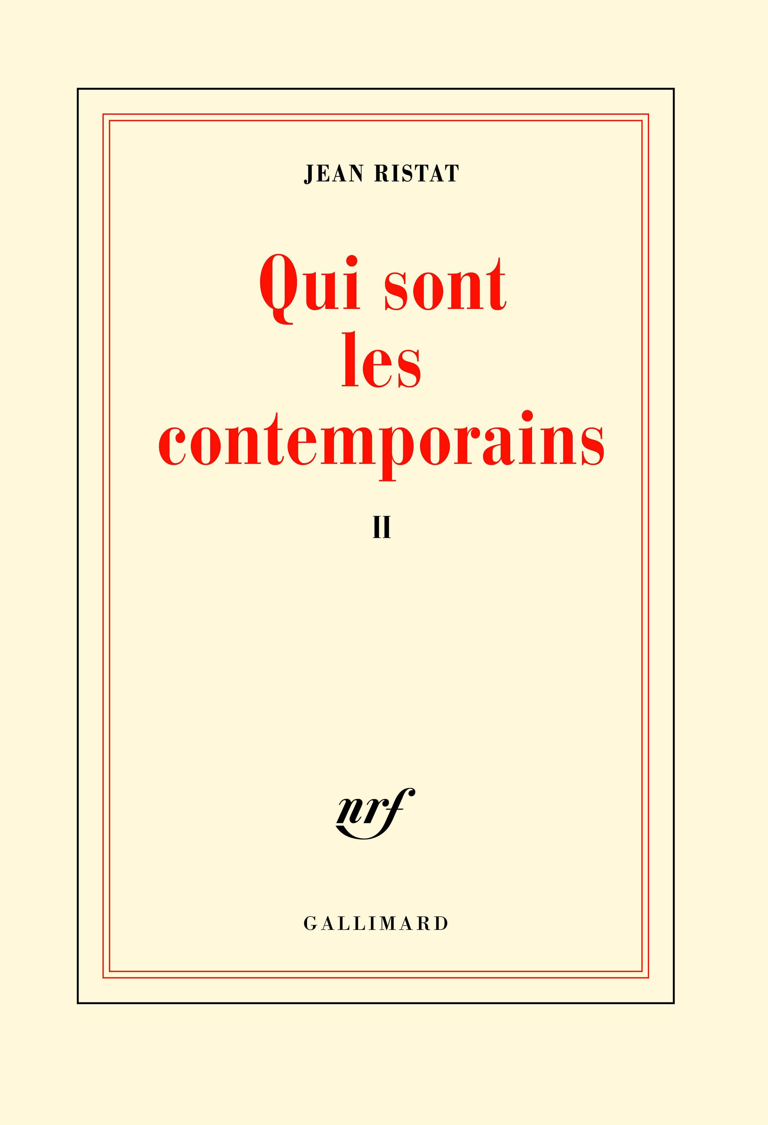 Qui sont les contemporains (9782072732454-front-cover)