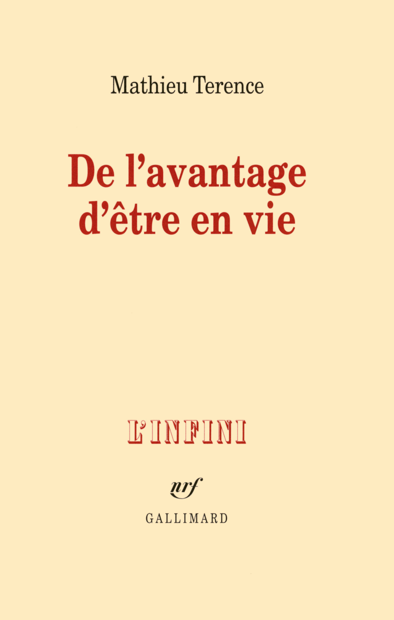 De l'avantage d'être en vie (9782072721212-front-cover)