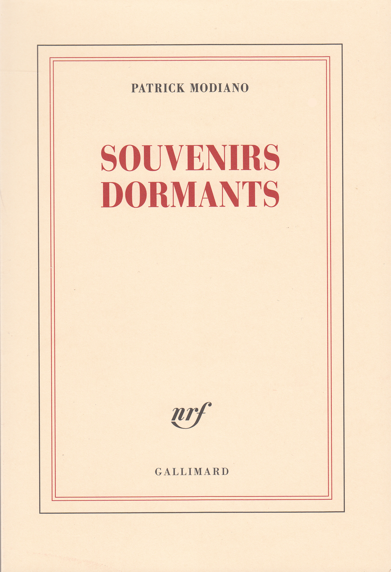 Souvenirs dormants (9782072746314-front-cover)