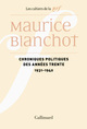 Chroniques politiques des années trente, (1931-1940) (9782072711077-front-cover)