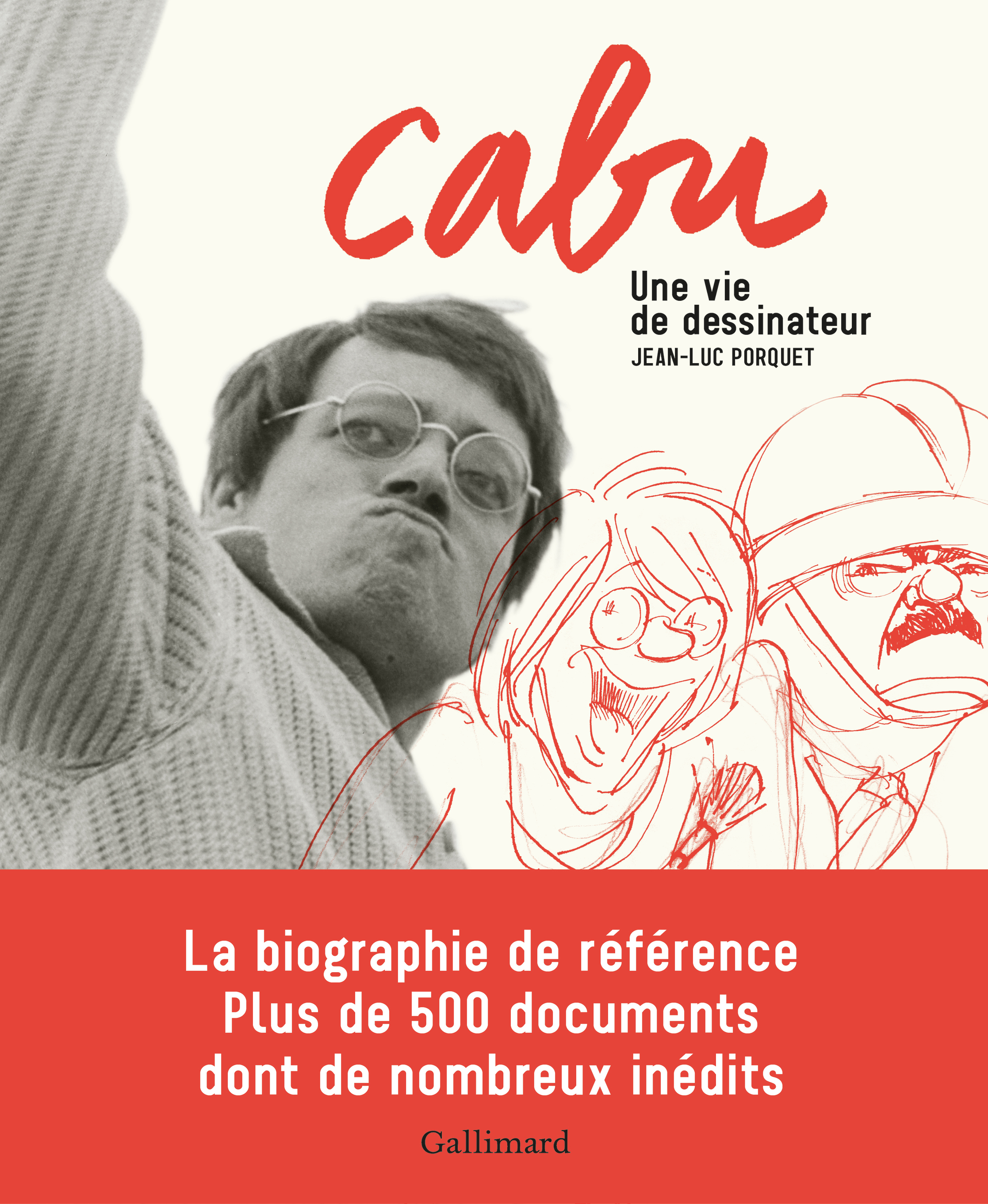 Cabu, Une vie de dessinateur (9782072729195-front-cover)