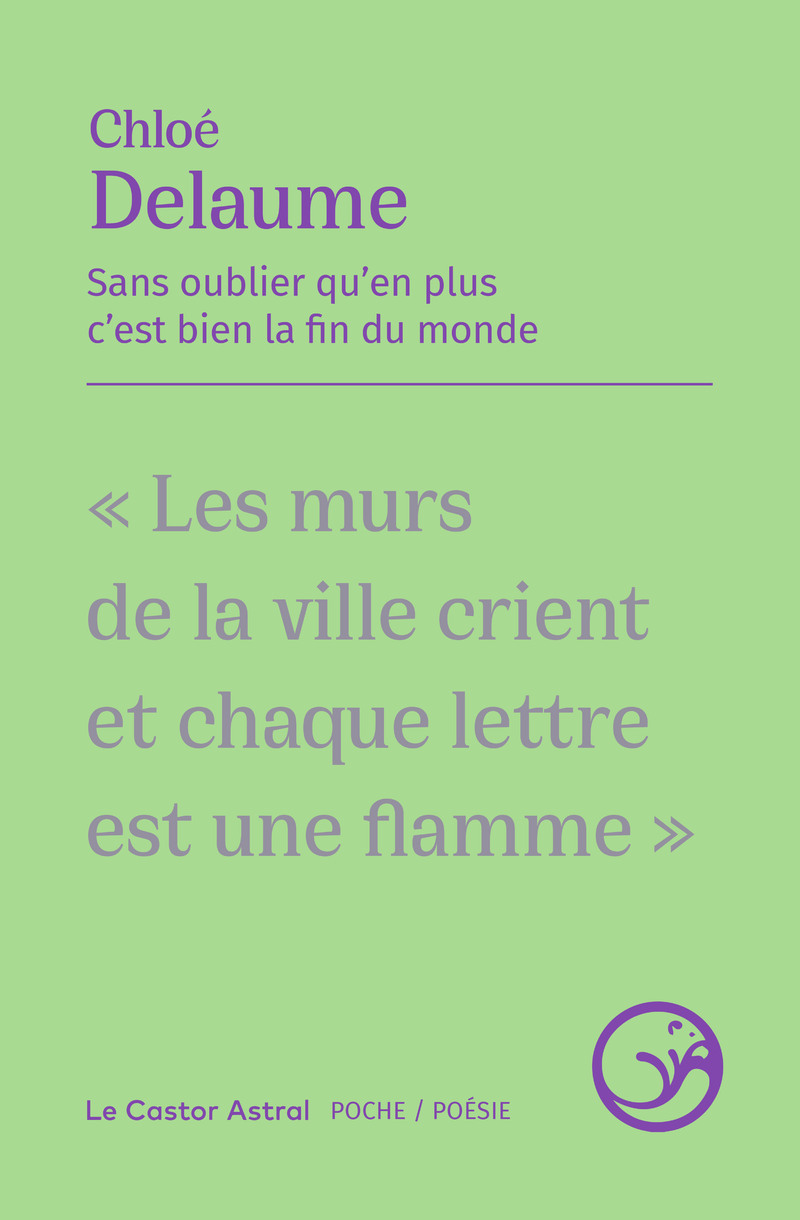 Sans oublier qu'en plus c'est bien la fin du monde (9791027808311-front-cover)