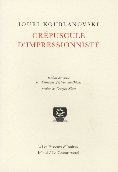 Crépuscule d'impressionniste (9791027801497-front-cover)
