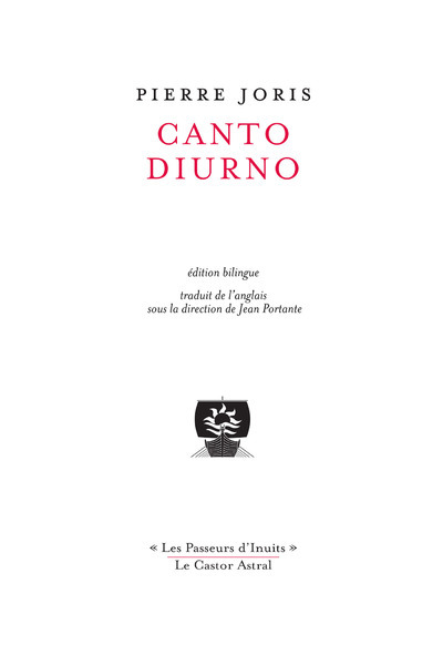 Canto Diurno (9791027801008-front-cover)